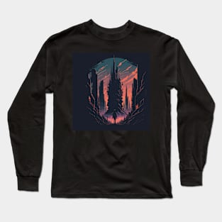 Cyberpunk Ruins Long Sleeve T-Shirt